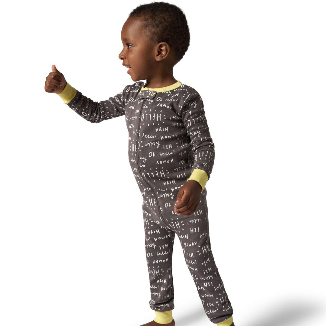 3-Pack Baby Neutral Goodnight Footless Pajamas sleepwear Onesies® Brand 