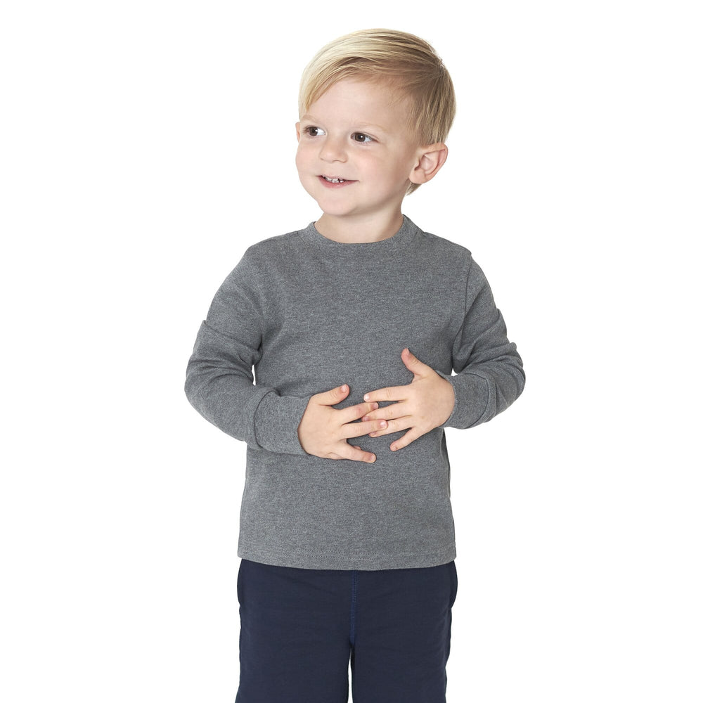 Gerber® Premium Long Sleeve Tee Shirt - Gray-Gerber Childrenswear