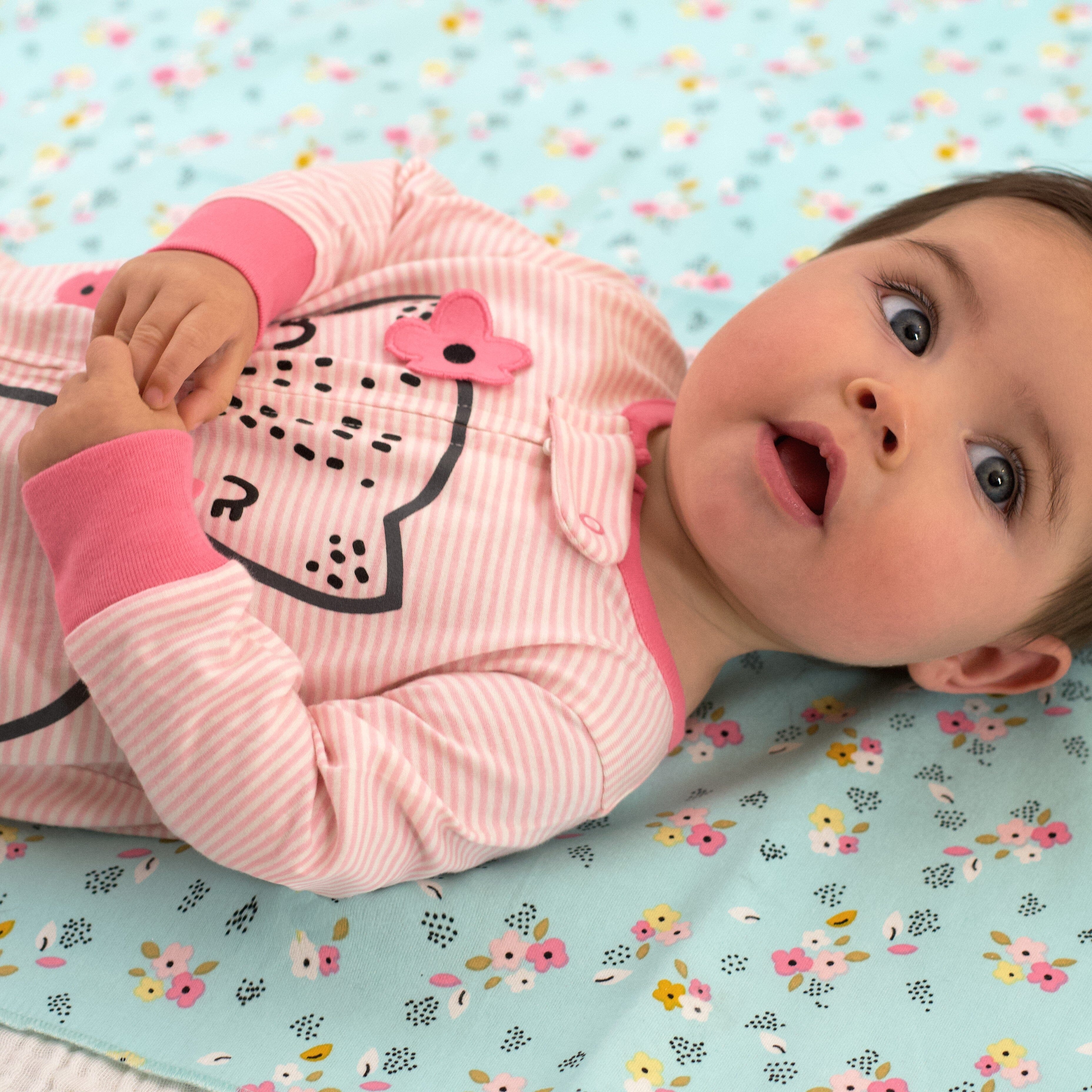 3-Pack Baby Girls Fox Sleep 'N Plays