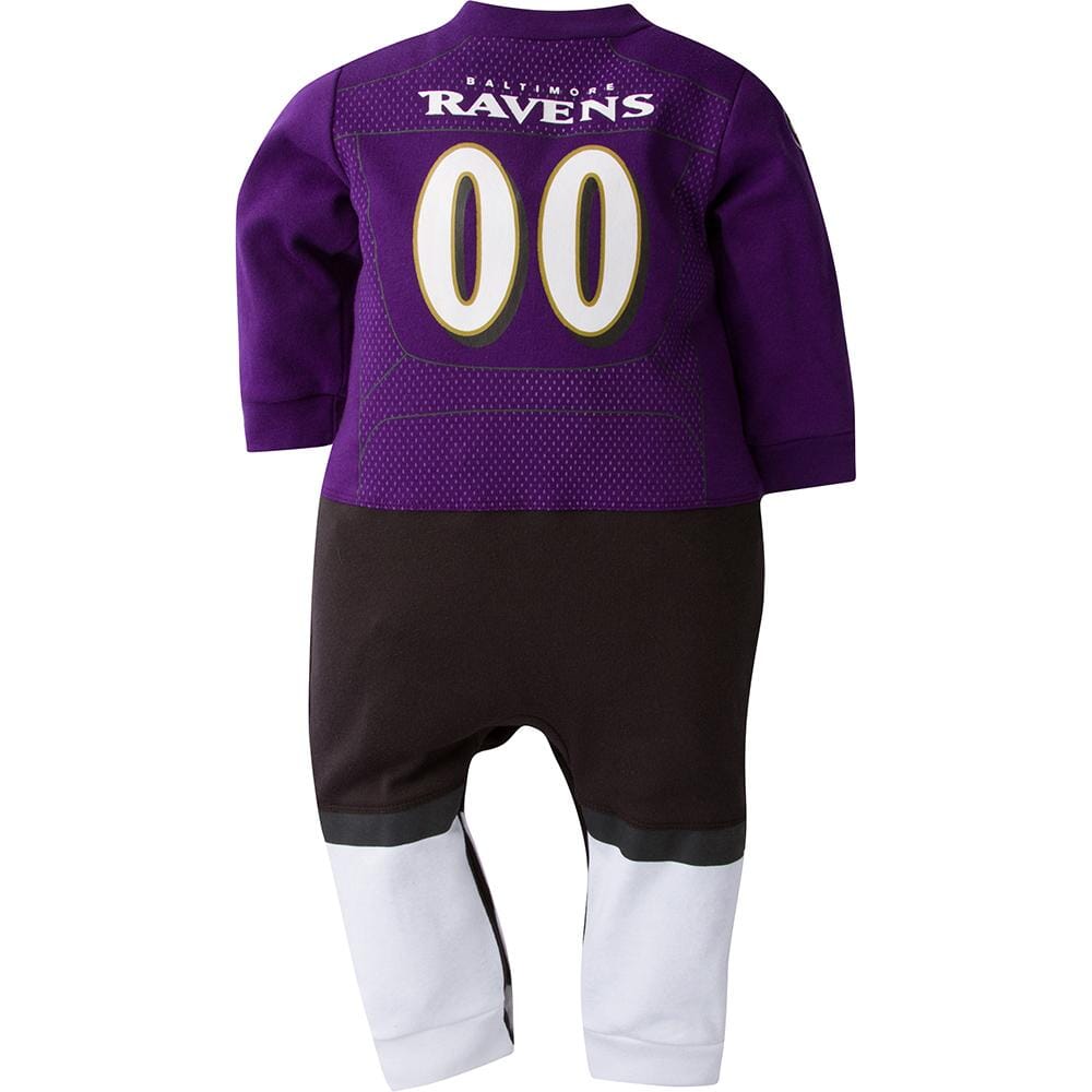 Baltimore Ravens Baby 1-Pack Footysuit-Gerber Childrenswear