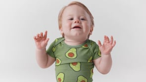3-Piece Baby Neutral Comfy Stretch Avocado Bib & Burps Set video