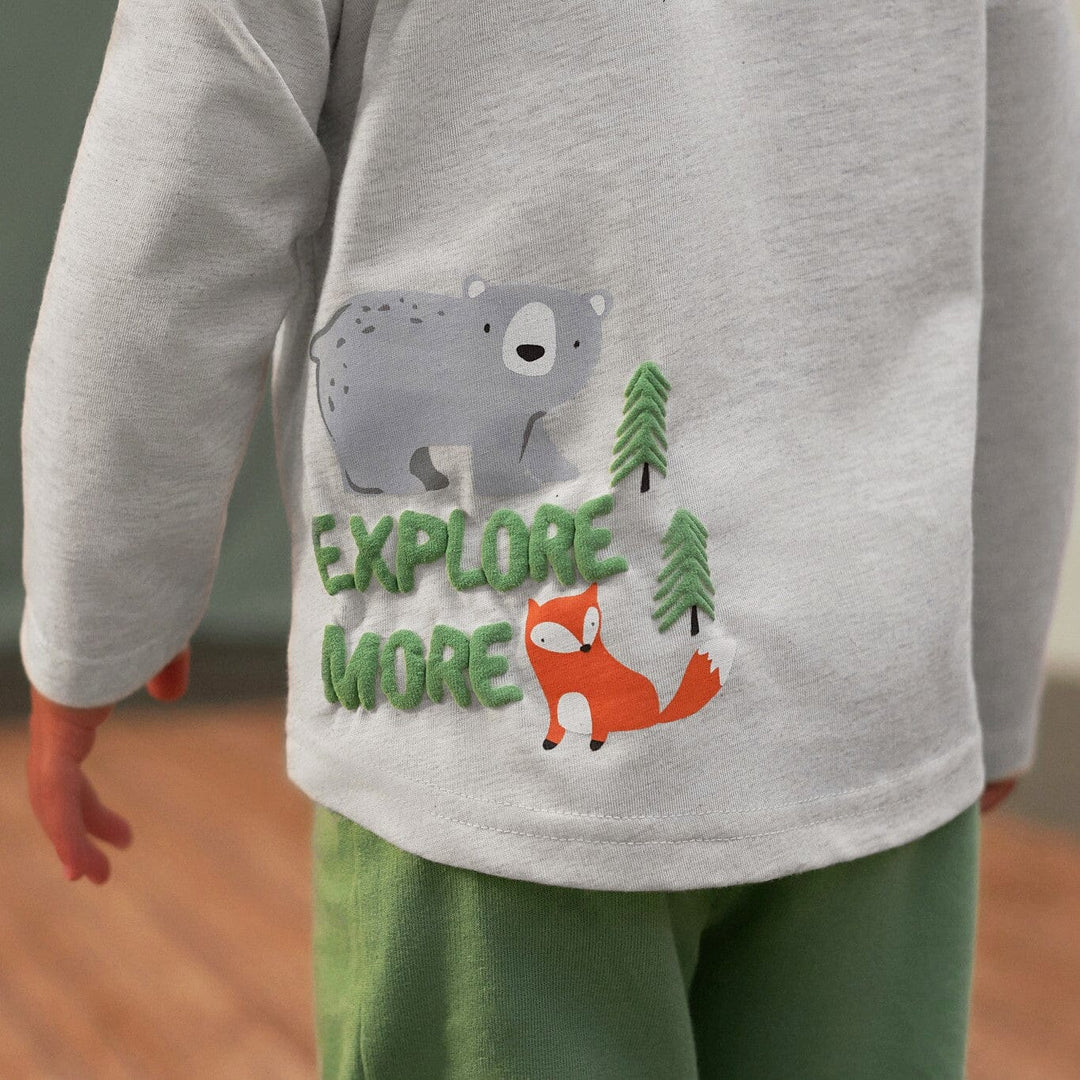 2-Piece Baby & Toddler Boys Explore Long Sleeve Shirt & Jogger Pants Set