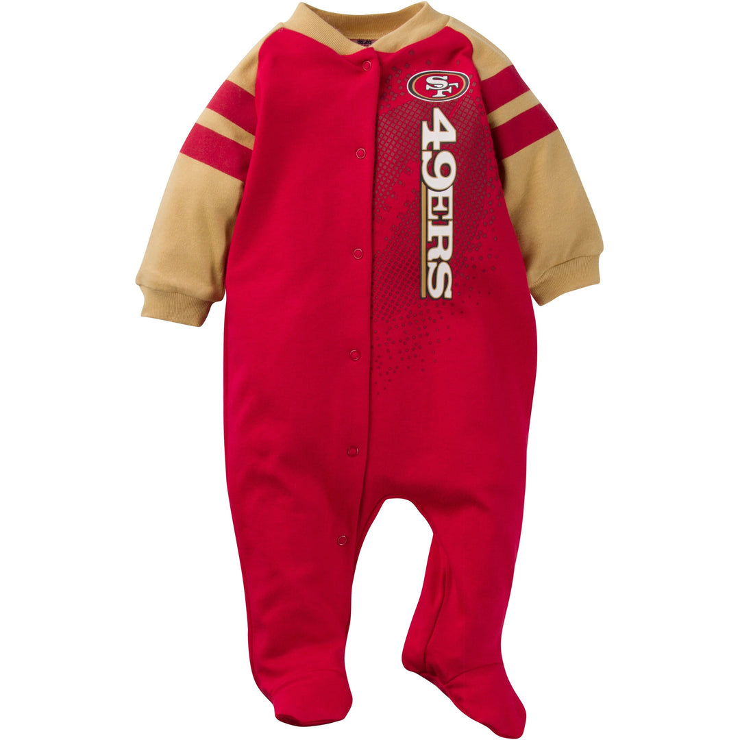 San Francisco 49ers Baby Boy Footed Sleep N Play-Gerber Childrenswear
