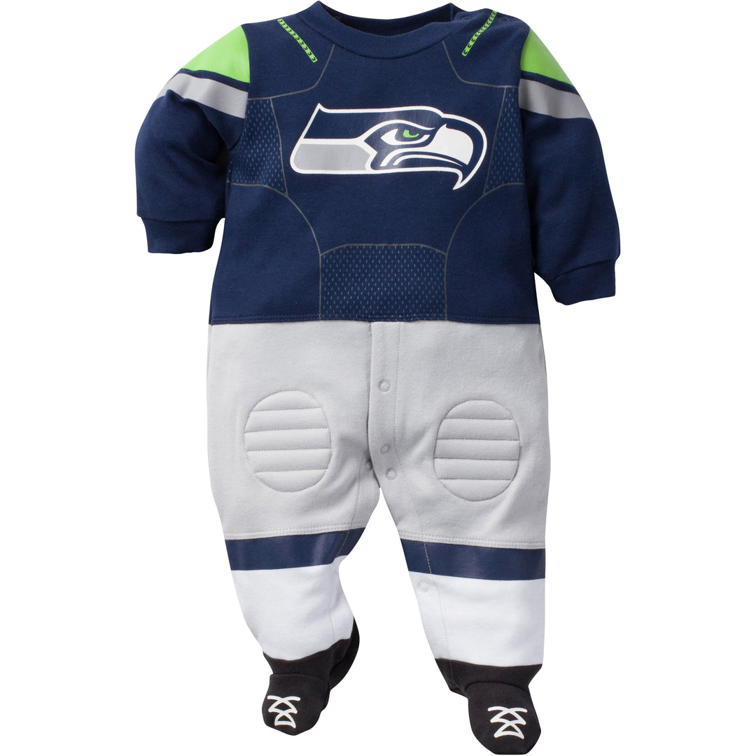 Seattle Seahawks Newborn Footysuit-Gerber Childrenswear