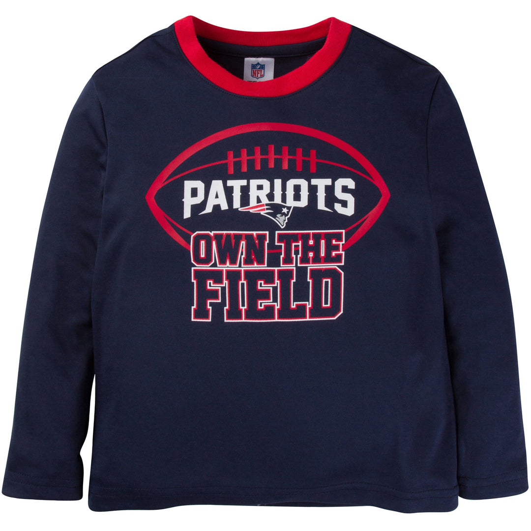 New England Patriots Boys 2 Pack Pant Set-Gerber Childrenswear