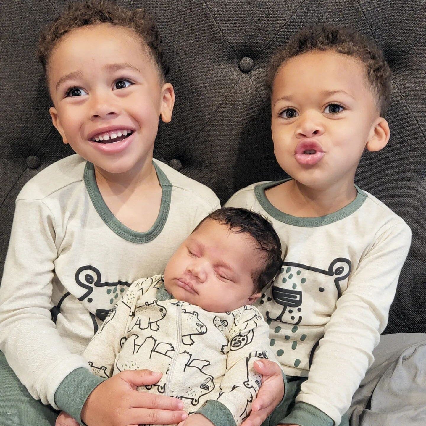 4-Piece Infant & Toddler Boys Bear Snug Fit Cotton Pajamas – Gerber ...