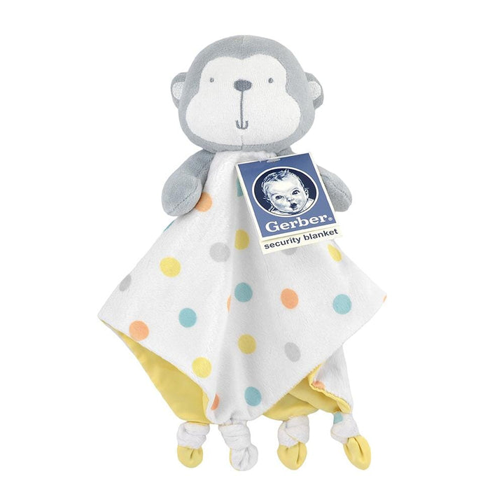 1-Pack Neutral Monkey Security Blanket-Gerber Childrenswear