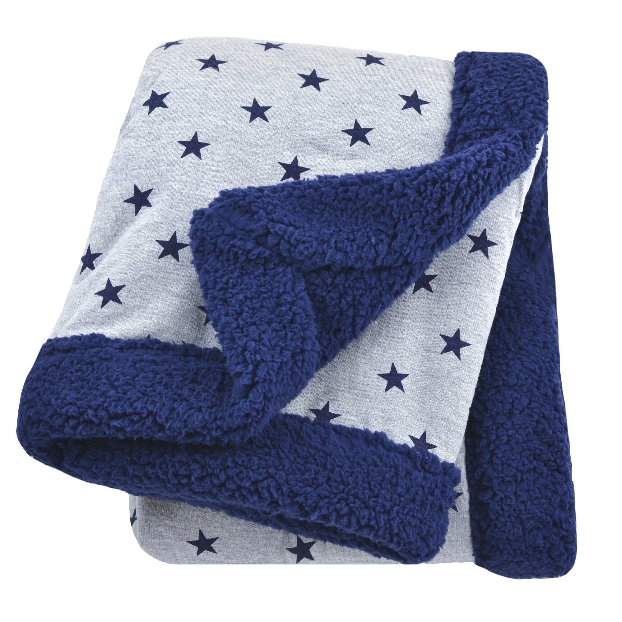 Plush Blanket in Navy and Heather Grey – Gerber Childrenswear