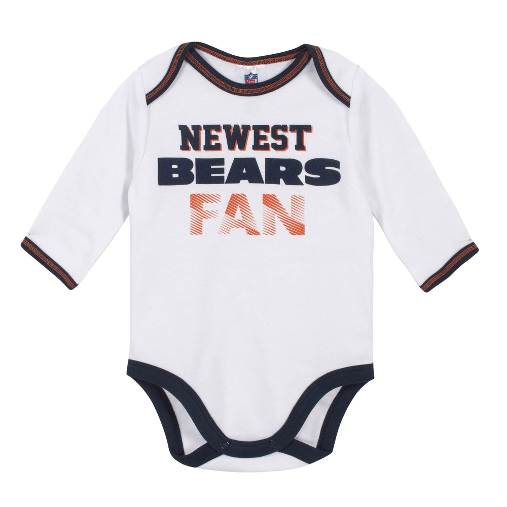 Baby Boys Chicago Bears 3-Piece Bodysuit, Pant and Cap Set-Gerber Childrenswear