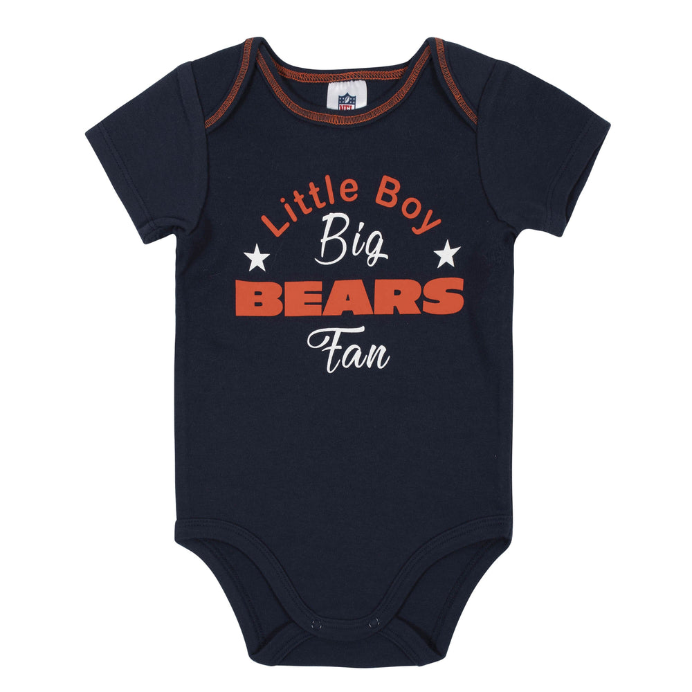 Baby Boys 3-Piece Chicago Bears Bodysuit, Gown, and Cap Set-Gerber Childrenswear