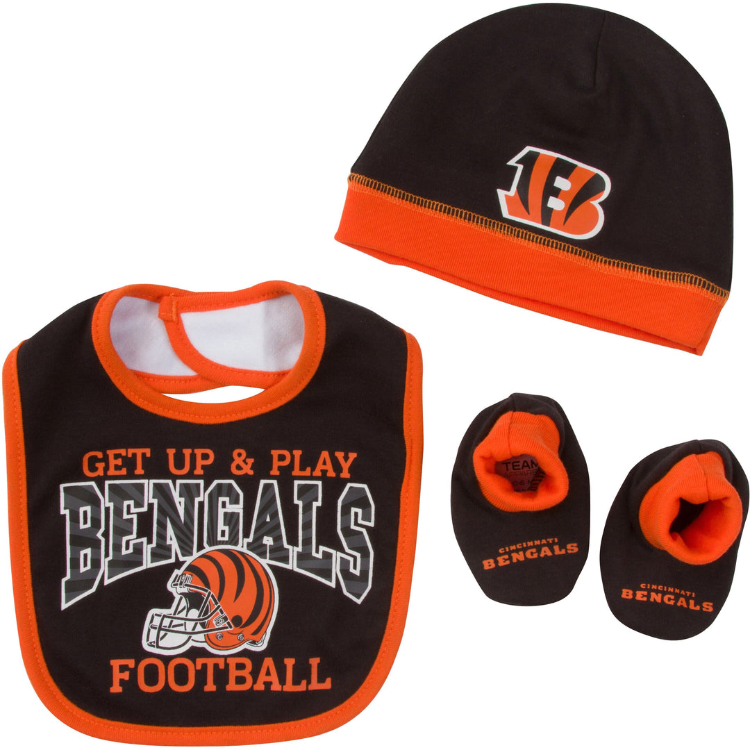 Cincinnati Bengals Baby Boy Accessories, 3pc Set-Gerber Childrenswear