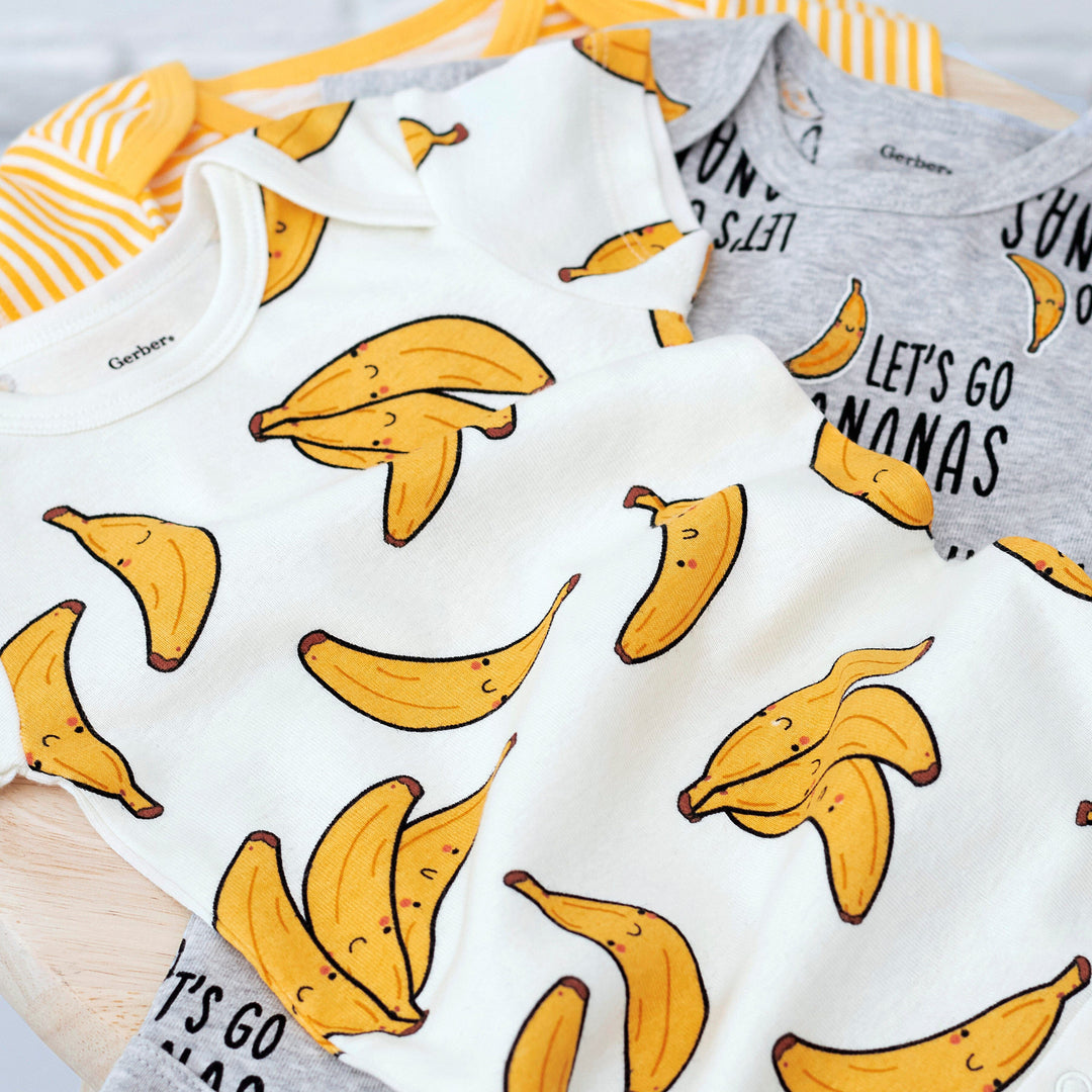 3-Pack Baby Bananas Onesies® Bodysuits