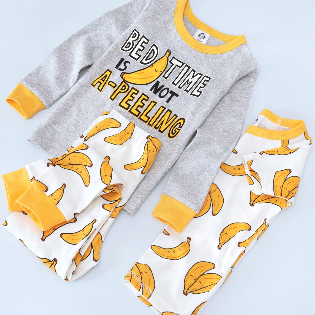 4-Piece Baby & Toddler Bananas Snug Fit Cotton Pajamas