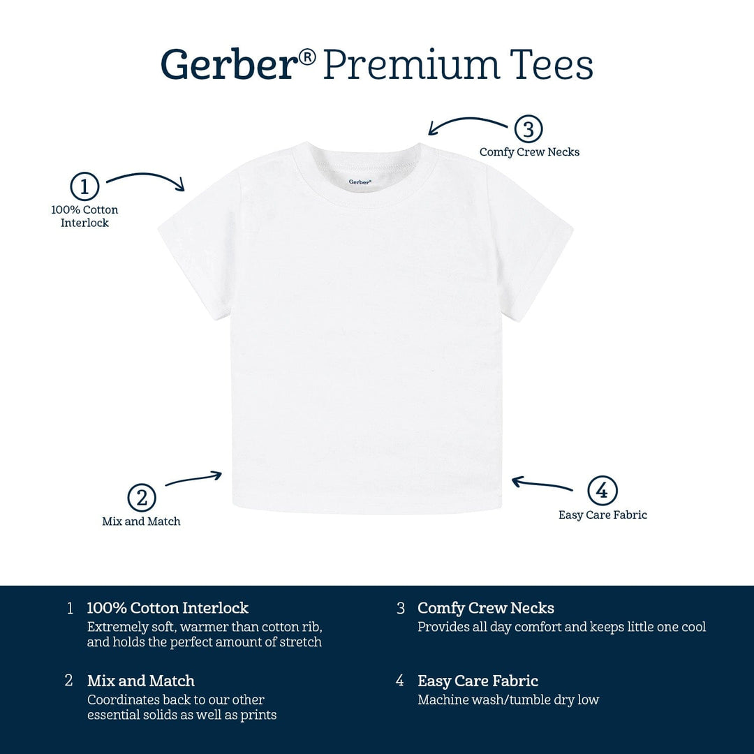 Gerber® Premium Short Sleeve Tee Shirt - Blue