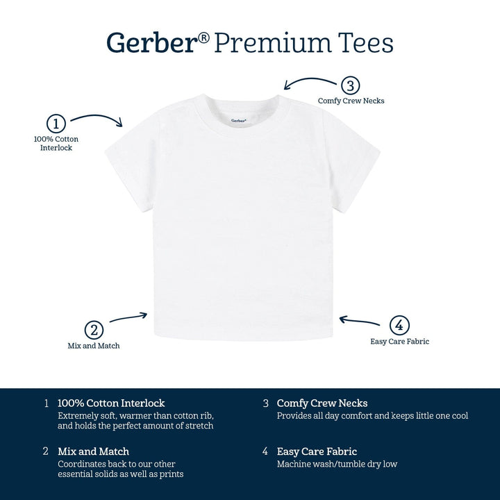 Gerber® Premium Long Sleeve Tee Shirt - Light Blue