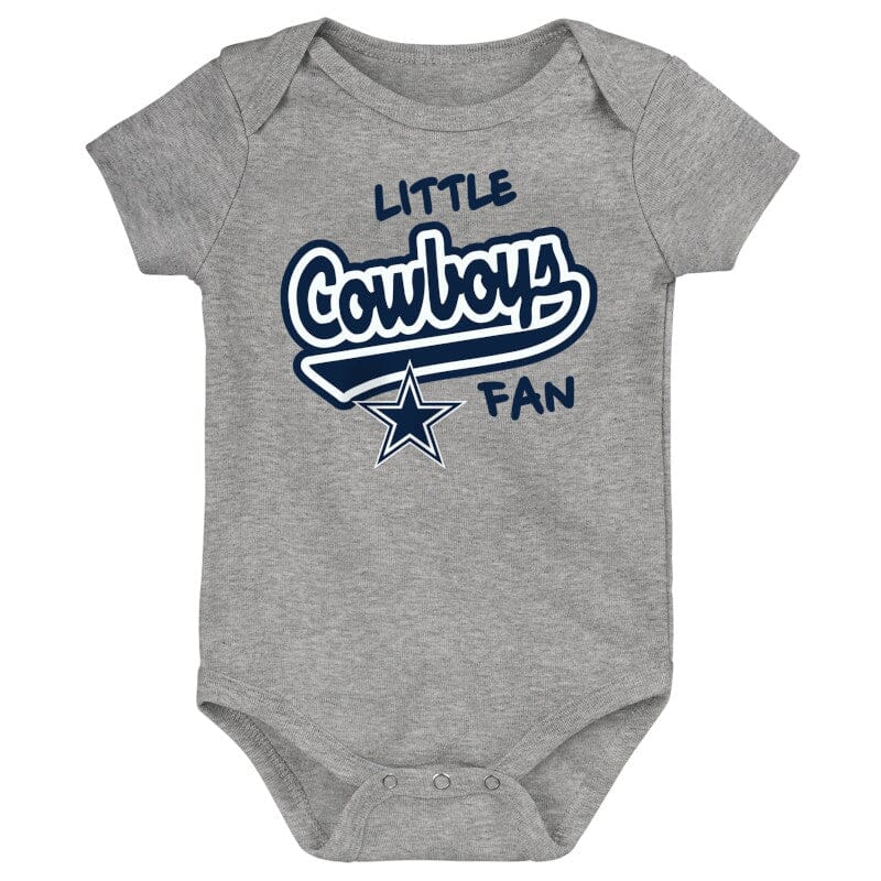Baby "Little Cowboys Fan" Short Sleeve Bodysuit