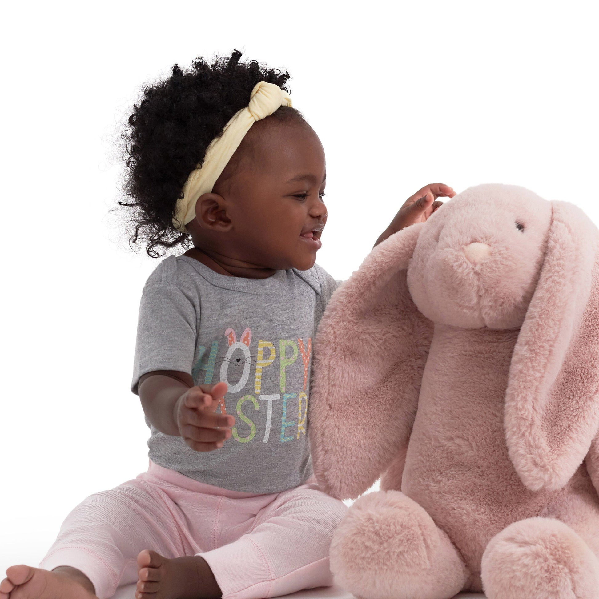 Baby Neutral "Hoppy Easter" Short Sleeve Onesies® Bodysuit-Gerber Childrenswear