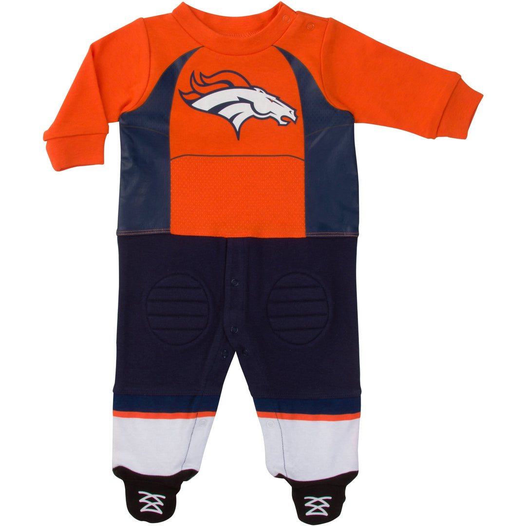 Denver Broncos Baby Boys Footed Footysuit-Gerber Childrenswear