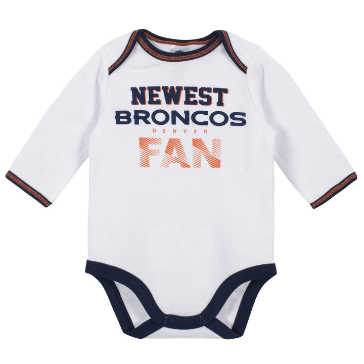 Baby Boys Denver Broncos 3-Piece Bodysuit, Pant and Cap Set-Gerber Childrenswear