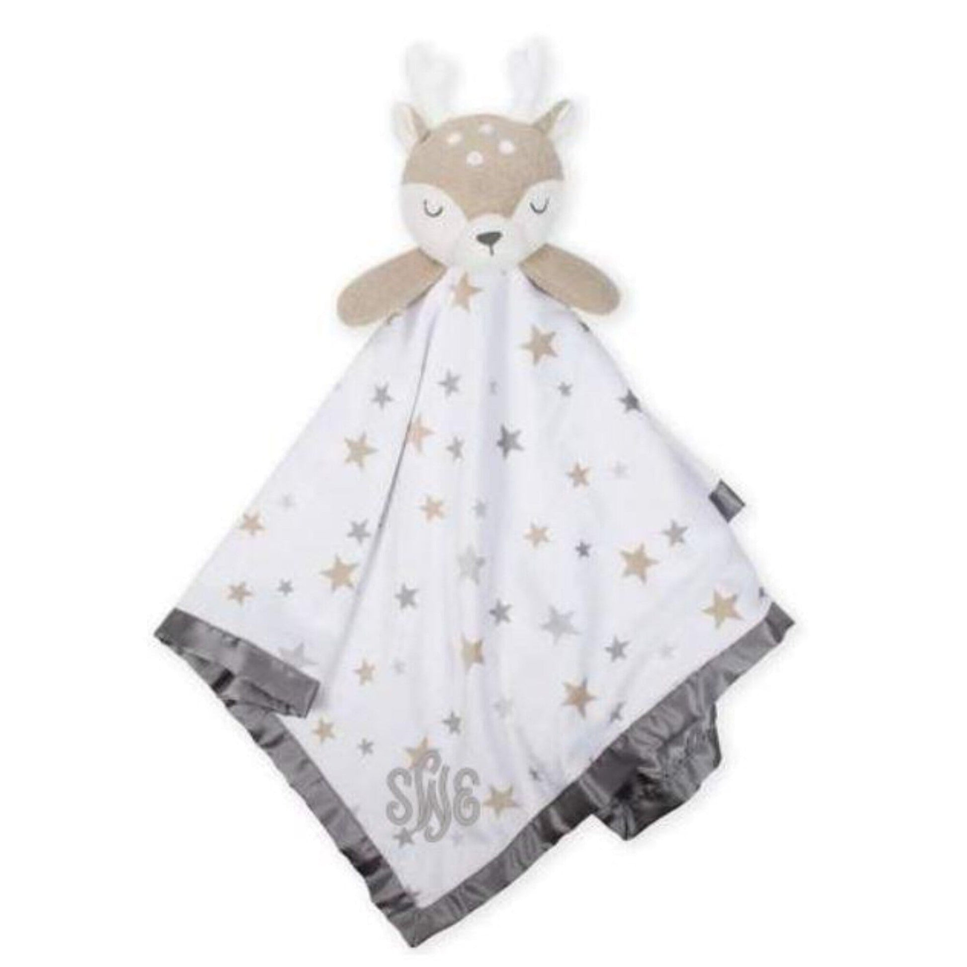 Embroidered Deer Baby Neutral Security Blanket-Gerber Childrenswear