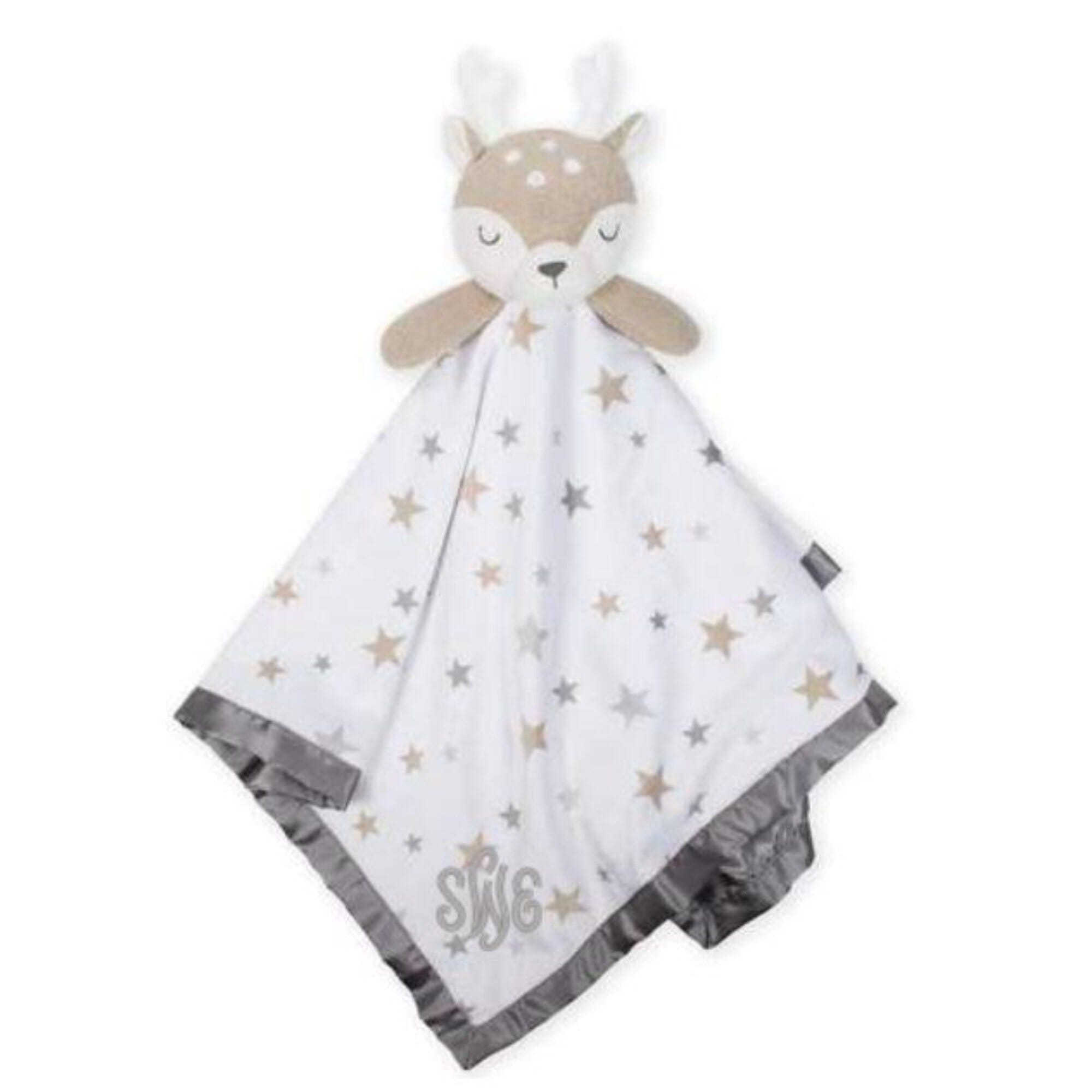 Embroidered Deer Baby Neutral Security Blanket-Gerber Childrenswear