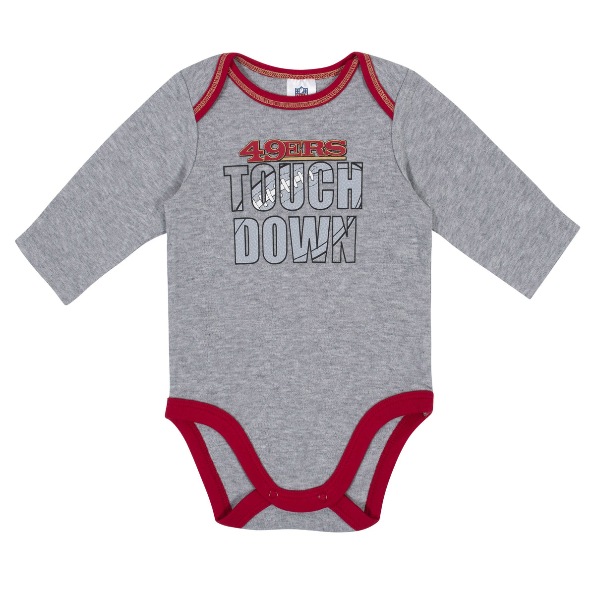 Baby Boys San Francisco 49ers Long Sleeve Bodysuit, 2-pack -Gerber Childrenswear