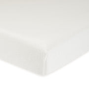 1-Pack Neutral White Organic Fitted Crib Sheet-Gerber Childrenswear