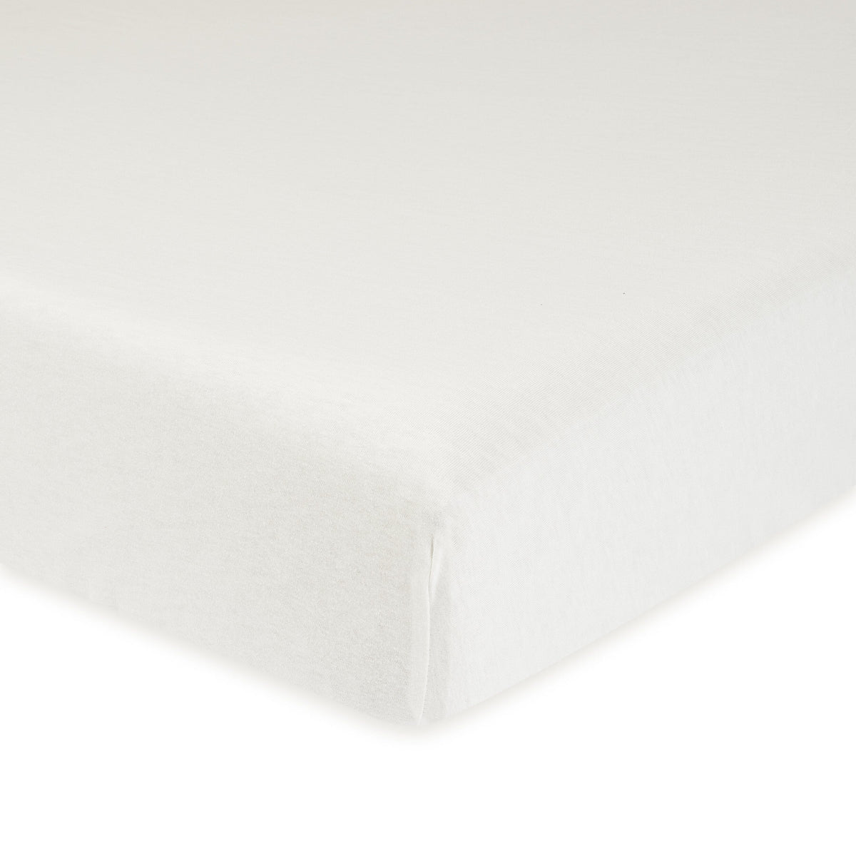 1-Pack Neutral White Organic Fitted Crib Sheet-Gerber Childrenswear