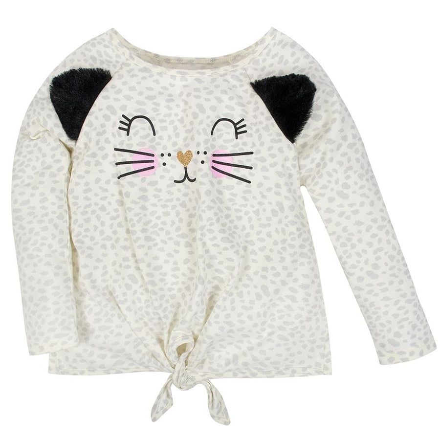 1-Pack Girls Leopard Long Sleeve Top-Gerber Childrenswear