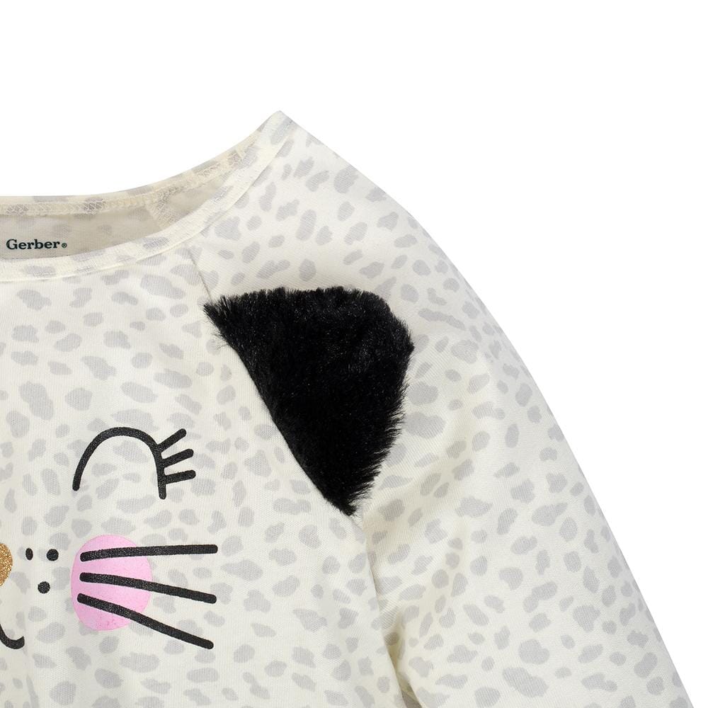 1-Pack Girls Leopard Long Sleeve Top – Gerber Childrenswear