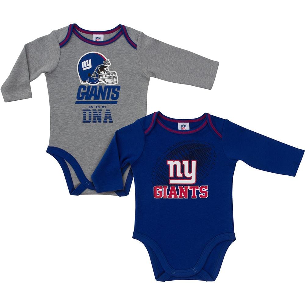 Giants Baby Boys 2-Pack Long Sleeve Bodysuit-Gerber Childrenswear