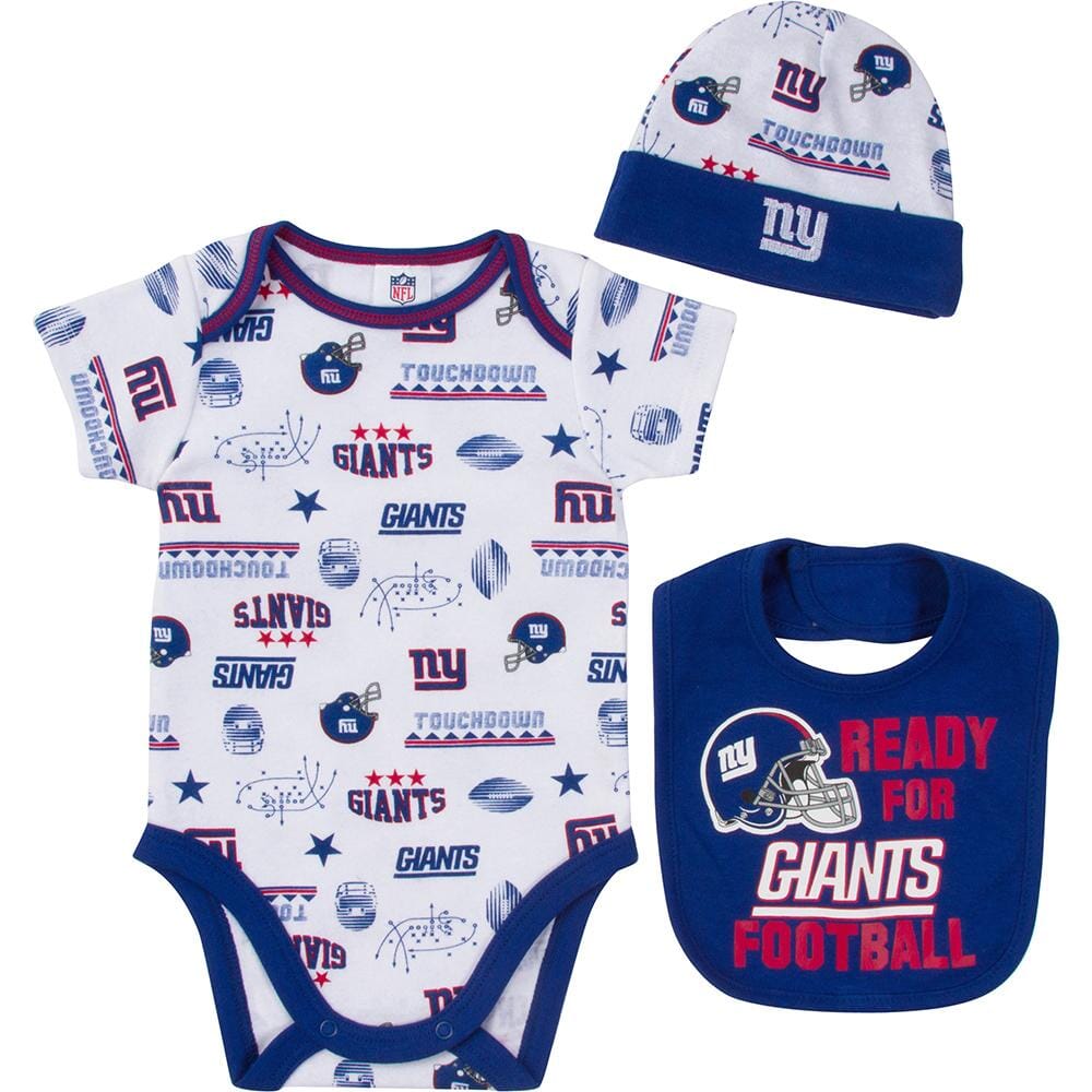 Giants Baby Boy Bodysuit, Cap and Bib Set-Gerber Childrenswear