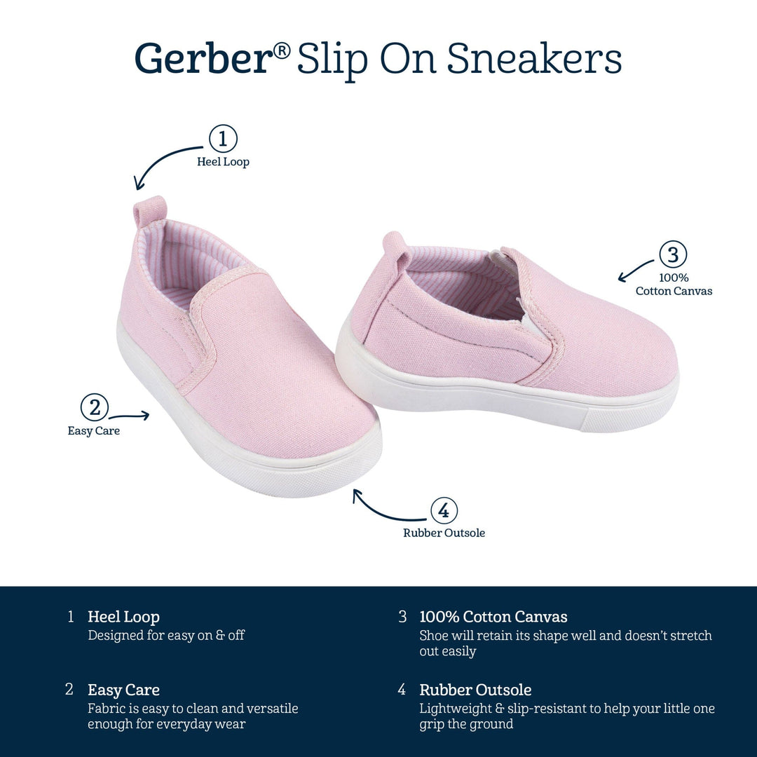 Infant & Toddler Girls Pink Slip-On Sneaker