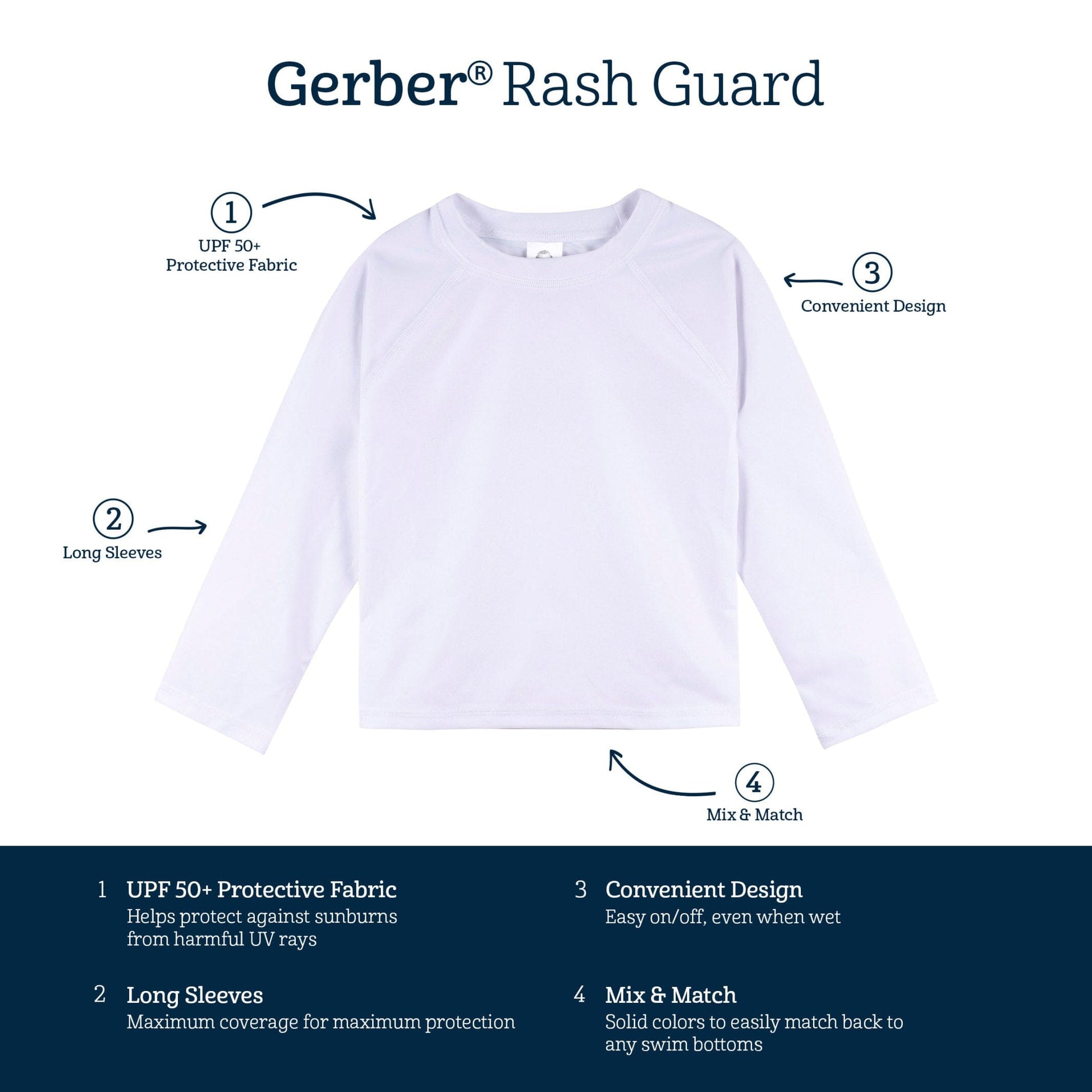 Baby & Toddler Neutral Grey Rashguard