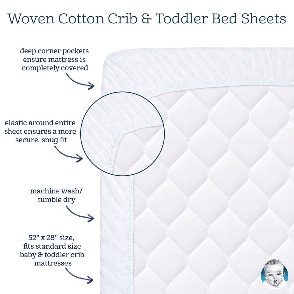 Neutral Sheep Fitted Crib Sheet-Gerber Childrenswear