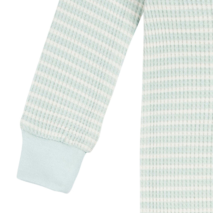 Baby Boys Stripe Snug Fit Footed Pajamas