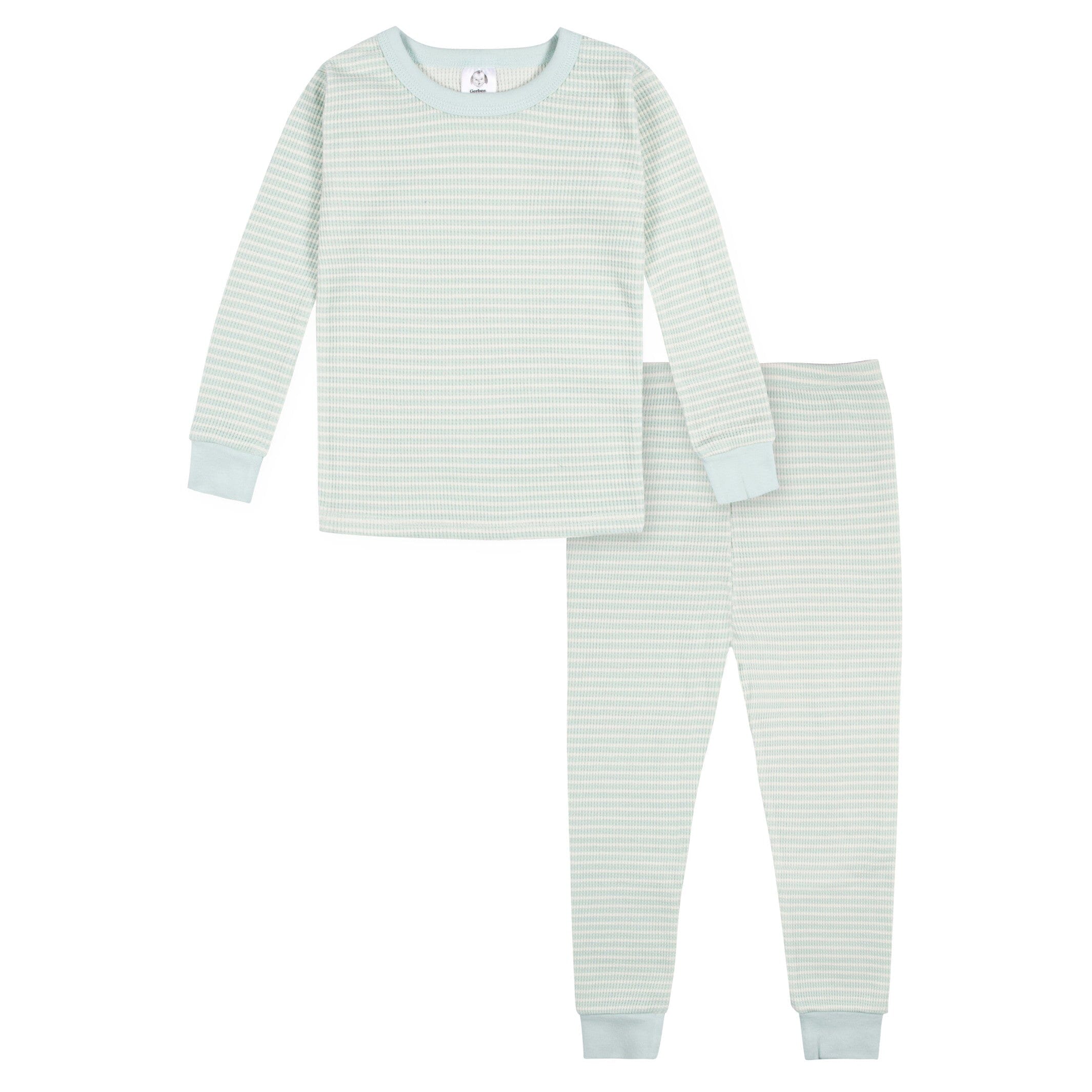 2-Piece Baby & Toddler Boys Stripe Snug Fit Pajama Set