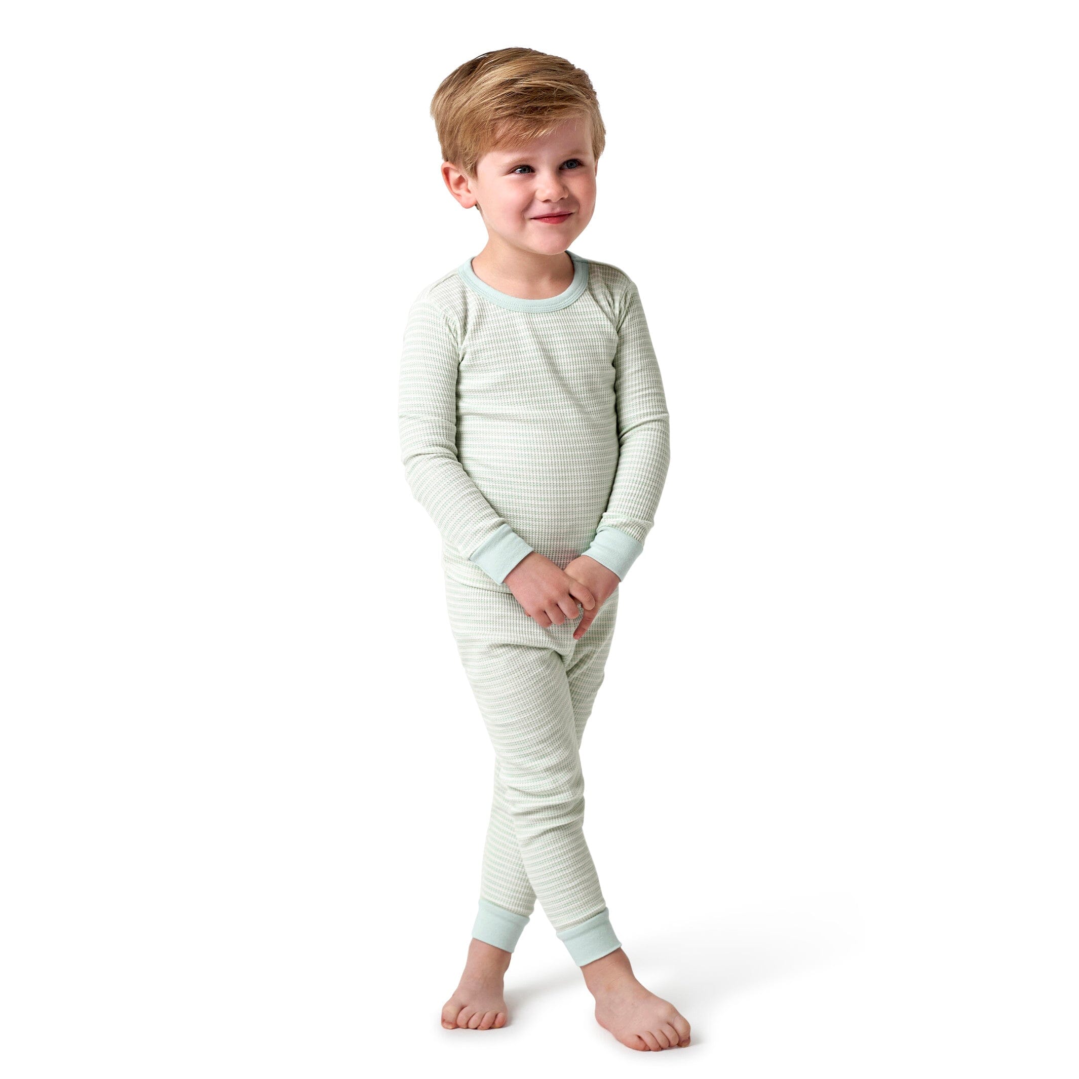 2-Piece Baby & Toddler Boys Stripe Snug Fit Pajama Set