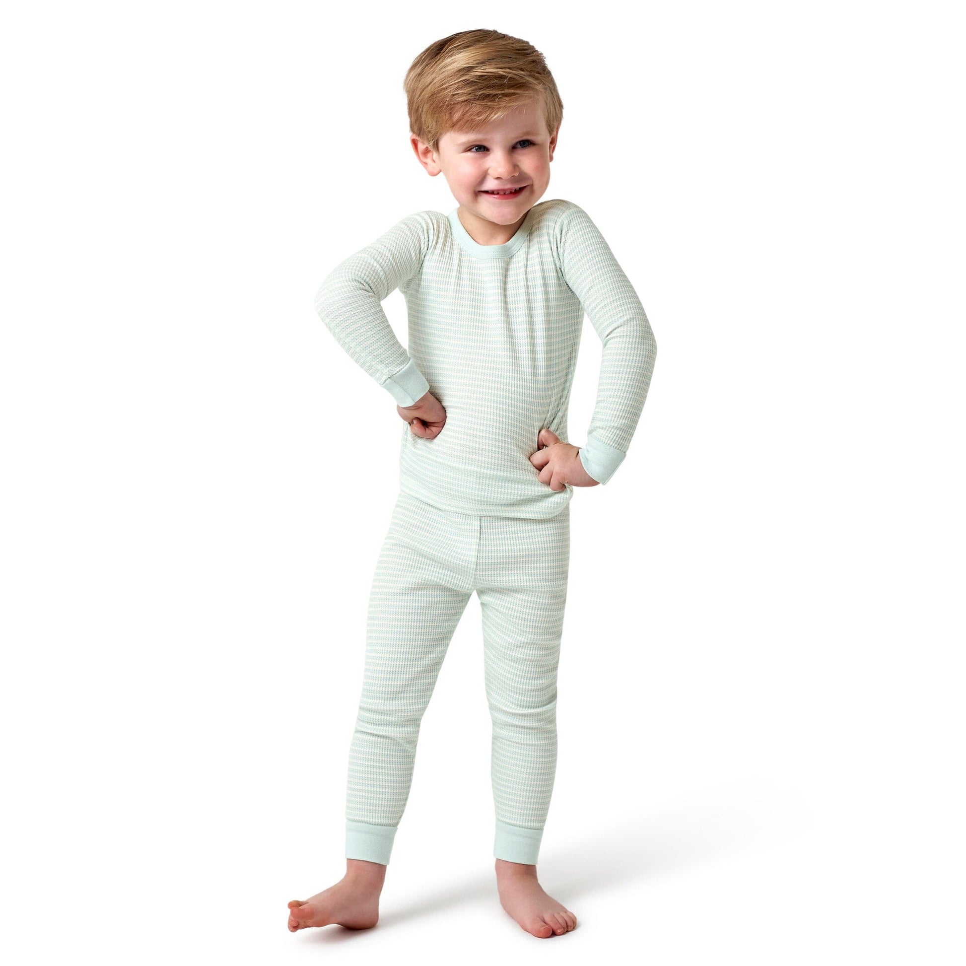 2-Piece Baby & Toddler Boys Stripe Snug Fit Pajama Set