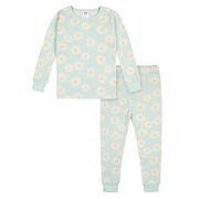 2-Piece Baby & Toddler Girls Daisies Snug Fit Pajama Set