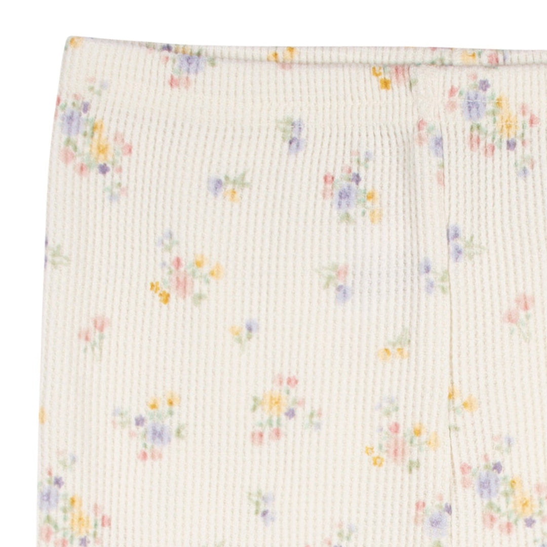 2-Piece Baby & Toddler Girls Ivory Floral Snug Fit Pajama Set
