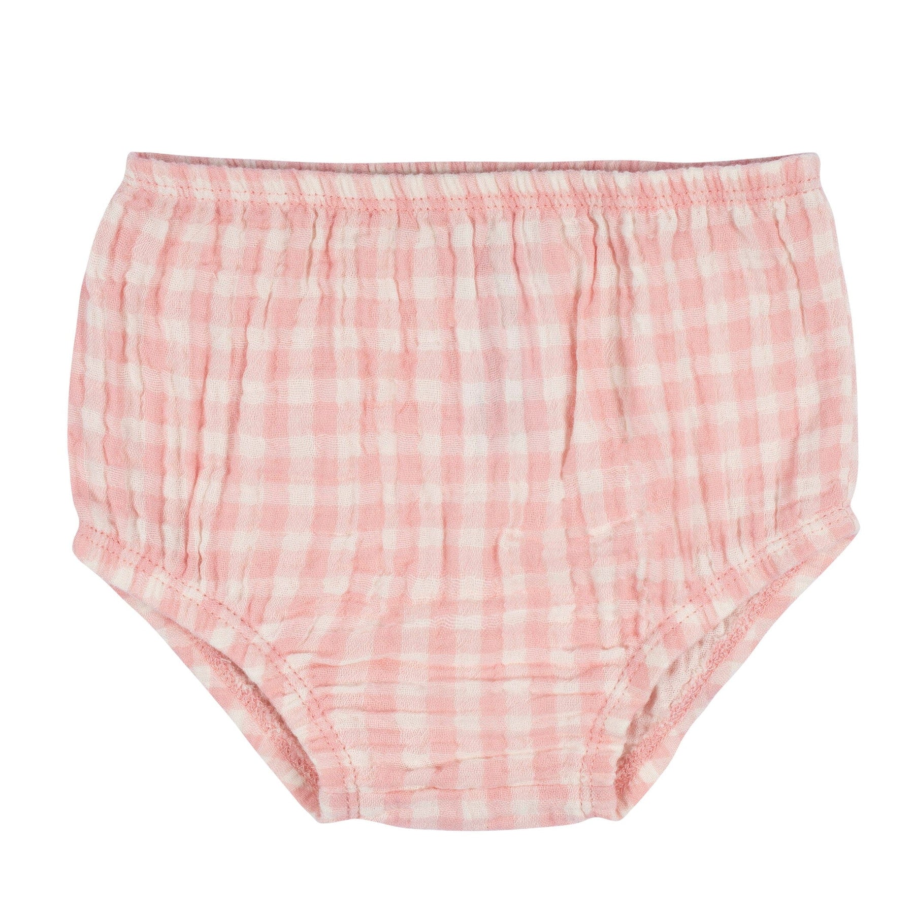 2-Piece Baby & Toddler Girls Gingham Gauze Dress & Diaper Cover Set ...