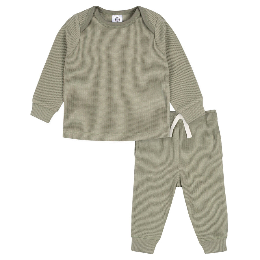 2-Piece Baby Boys Green Top Jogger Set – Gerber Childrenswear
