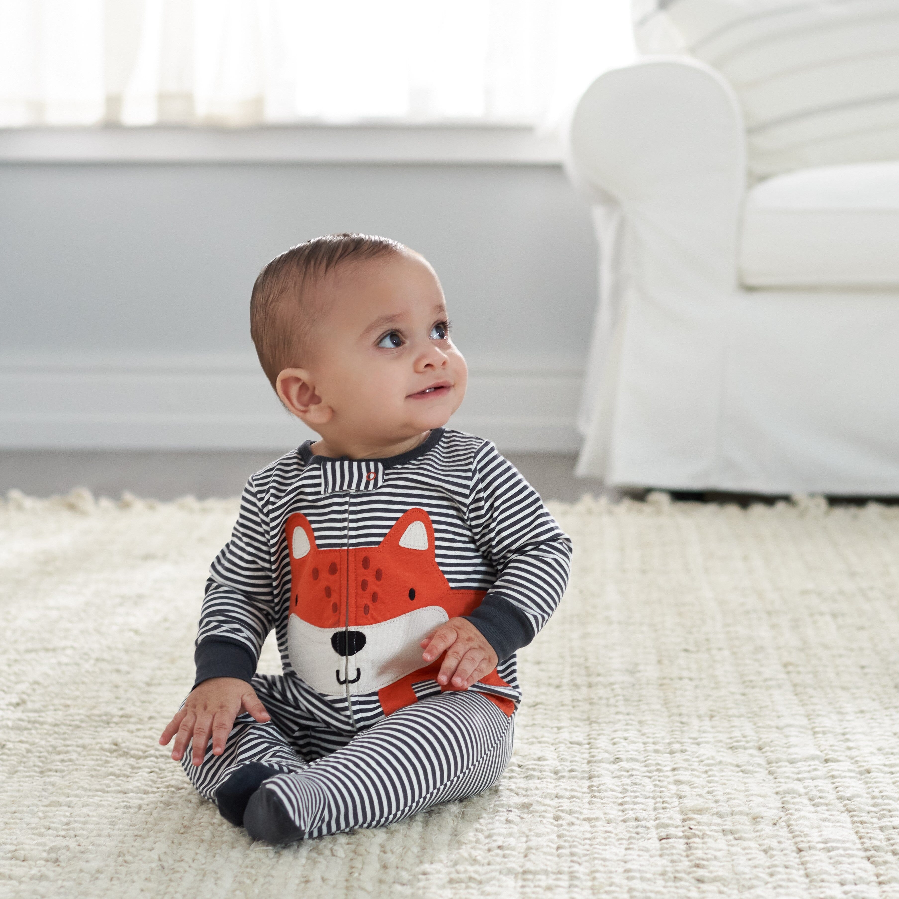 3-Pack Baby Boys Fox Sleep 'N Plays