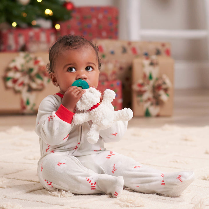2-Pack Baby & Toddler Neutral Snowflakes & Bears Fleece Pajamas