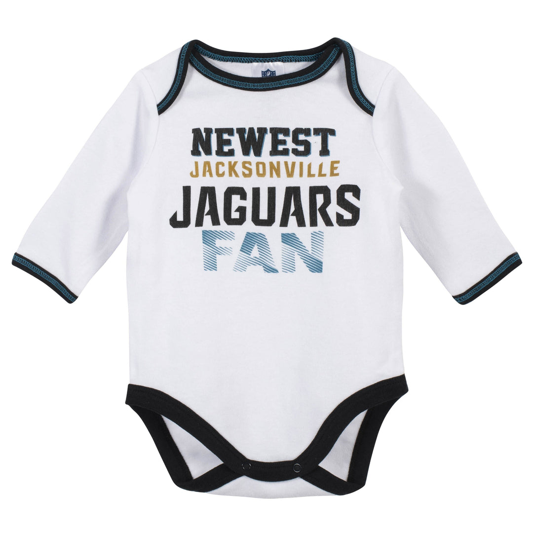 Baby Boys Jacksonville Jaguars 3-Piece Bodysuit, Pant and Cap Set-Gerber Childrenswear
