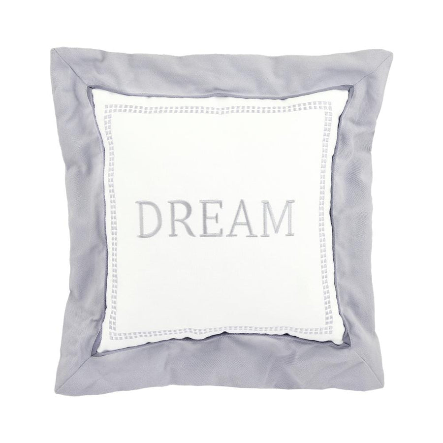 Dream "Dream" Throw Pillow, Gray-Gerber Childrenswear