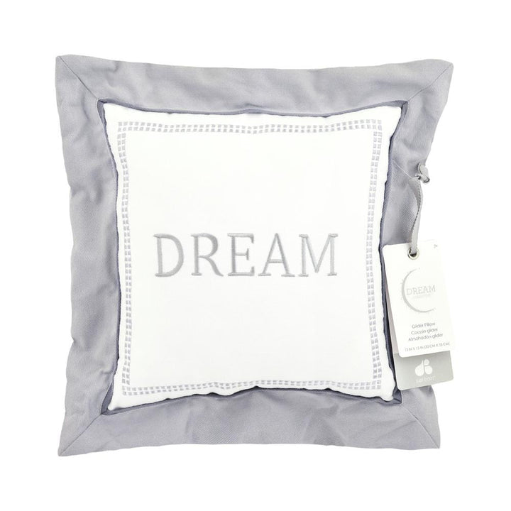Dream "Dream" Throw Pillow, Gray-Gerber Childrenswear
