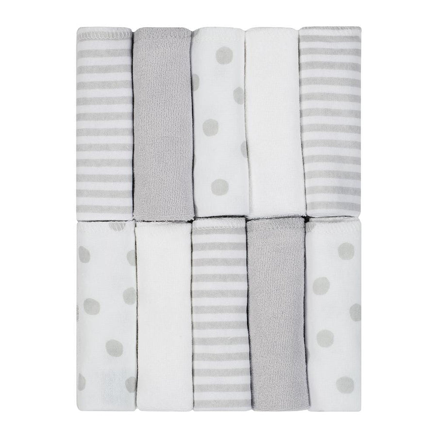 Neutral Baby 10-pack Terry Washcloths-Gerber Childrenswear