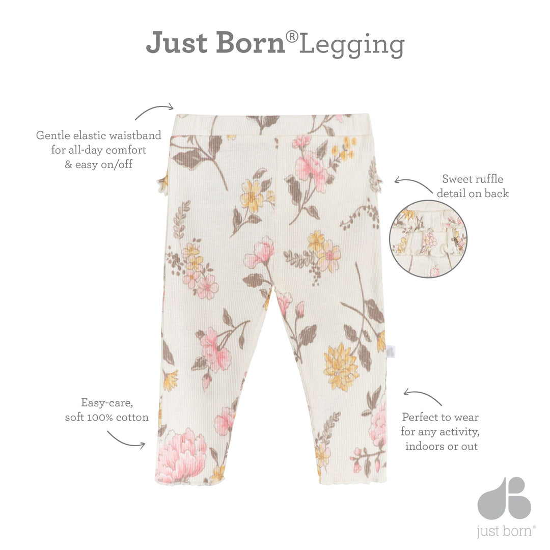 2-Pack Baby Girls Vintage Floral Pants